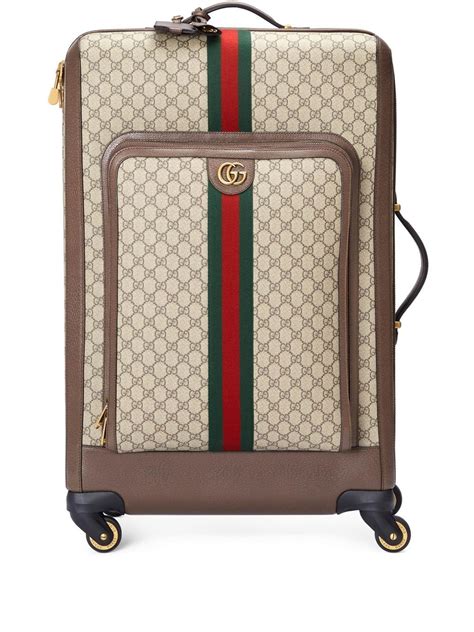 gucci pink suitcase|gucci large suitcase.